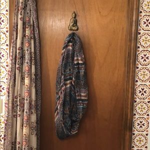 Tribal print infinity scarf